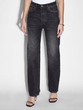 Ksubi denim classic fit  Washed Black Vintage-Style Jeans